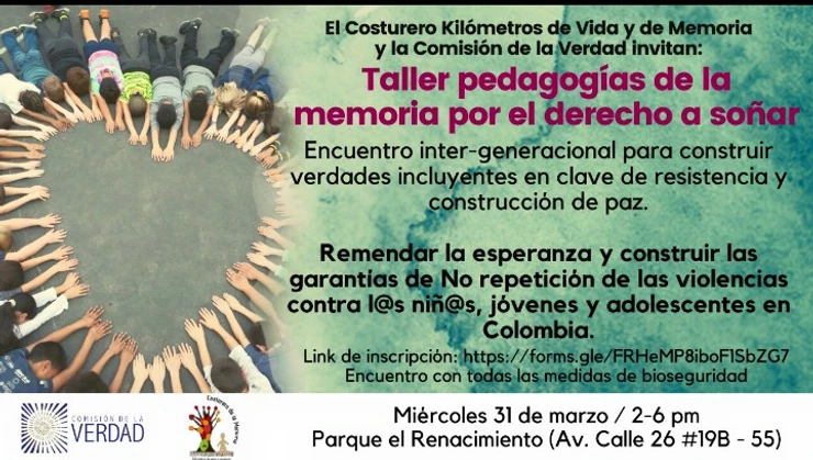 Taller pedagogías de la memoria por el derecho a soñar